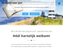 Tablet Screenshot of debijbelvoorjou.nl